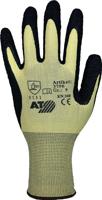 Asatex Handschoen | maat 8 geel/zwart | EN 388 PSA-categorie II | nylon met natuurlatex | 12 paar - 3750/8 3750/8 - thumbnail