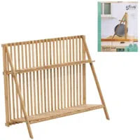 5five afdruiprek bamboe 60 cm | 4 stuks - thumbnail