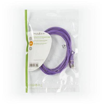 CAT5e SF/UTP-Netwerkkabel | RJ45 Male - RJ45 Male | 1,5 m | Paars