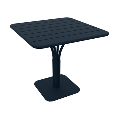 Fermob Luxembourg tuintafel kolom 80x80 cm Deep Blue