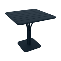 Fermob Luxembourg tuintafel kolom 80x80 cm Deep Blue - thumbnail
