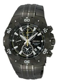 Horlogeband Seiko SNAD37P1.7T62-0JZ0 Staal Zwart