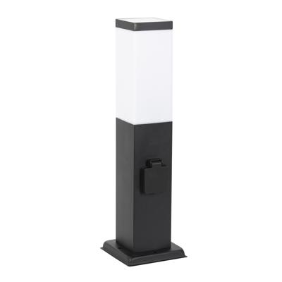 Buitenstopcontact Fiss Tuinlamp zwart met Stopcontact Buitenstopcontact Fiss Tuinlamp zwart met Stopcontact