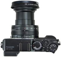 JJC LH-43LX100 Zonnekap zwart - thumbnail