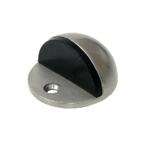 Deurstopper V m. zijbuffer inliggend 45x25mm - thumbnail