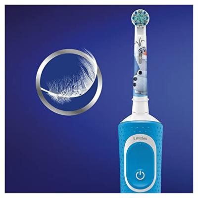 Oral-B kids disney frozen 2 elektrische tandenbostel blauw/wit - thumbnail