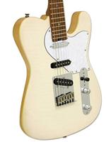Aria Pro II Hot Rod Collection 615-MK2 Marble White elektrische gitaar - thumbnail