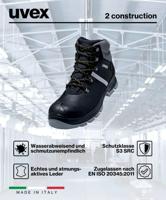 uvex 2 construction 6510242 Hoge veiligheidsschoenen S3 Schoenmaat (EU): 42 Zwart, Grijs 1 paar - thumbnail