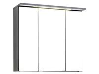 HELD Badkamer spiegelkast Bologna 3D (LED-inbouwlamp, Donkergrijs, Breite: 70 cm) - thumbnail