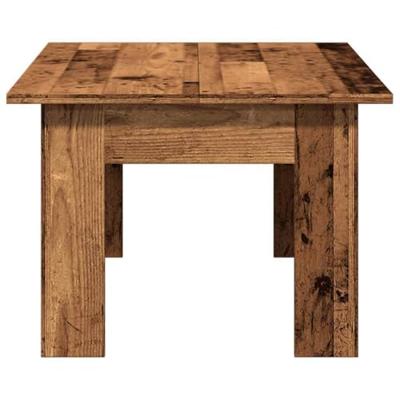 Salontafel 100x60x42 cm bewerkt hout oud houtkleurig
