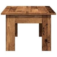 Salontafel 100x60x42 cm bewerkt hout oud houtkleurig - thumbnail