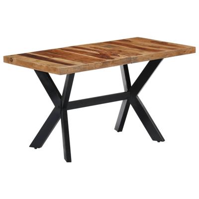 Eettafel 140x70x75 cm massief acaciahout