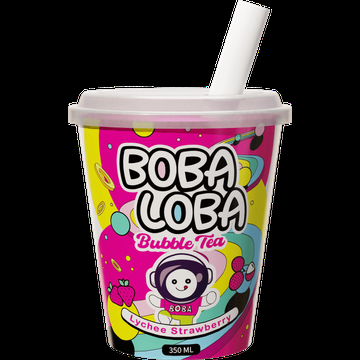 Boba Loba Strawberry Lychee 350ML bij Jumbo
