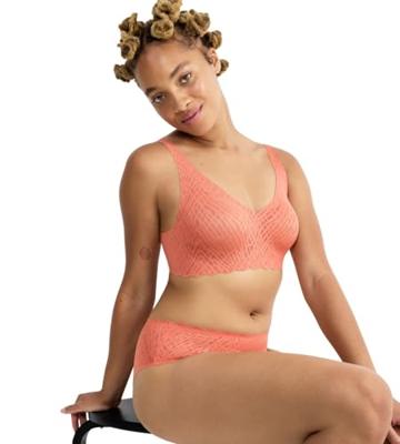 Zero feel Soft Bra Bliss - Naadloze BH top - Kanten bralette met brede bandjes