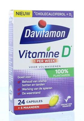 Davitamon Vitamine D - 1 per week - 100% Plantaardig Davitamon Vitamine D - 1 per week - 100% Plantaardig