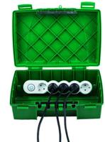 Heitronic 21046 Verdeelbox Groen - thumbnail