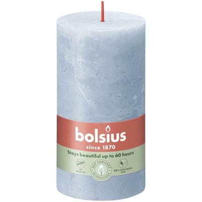 Bolsius kaars rustiek 7x13 cm sky blue