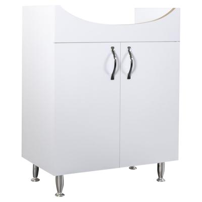 Onderkast BWS Aleco 80 cm met Poten Wit Onderkast BWS Aleco 80 cm met Poten Wit