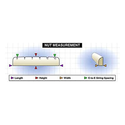 Graph Tech PQ-1204-00 TUSQ topkam voor P-stijl basgitaar
