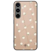 Samsung Galaxy S25 glazen hardcase - Sweet daisies - thumbnail