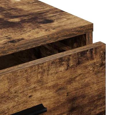 Dressoir met lade Gerookt eiken 40 x 41 x 75 cm Bewerkt hout