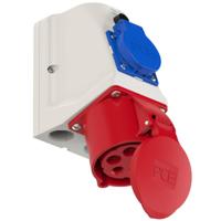 PCE 9225-6 CEE-wandcontactdoos 32 A 5-polig 400 V 1 stuk(s) - thumbnail