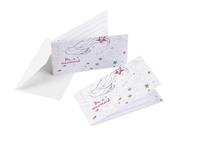 Amscan Uitnodigingskaarten met envelop be a mermaid 14 cm 8 stuks | 20 stuks - thumbnail