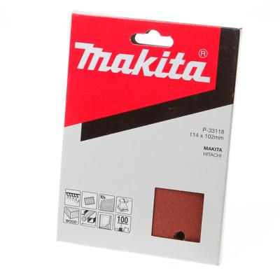 Makita Accessoires Schuurvel K100 114x102 Red - P-33118 Makita Accessoires Schuurvel K100 114x102 Red - P-33118