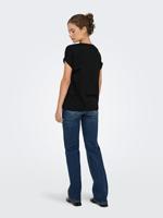 Only Onlmoster Glitter S/s Top Noos Jrs T-shirts Black - thumbnail