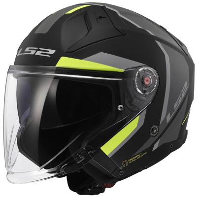 LS2 "of603 infinity ii focus" jethelm helmet of603 infinity ii focus m. sw/ge gr. l