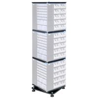 Allit 464665 Draaistandaard VarioPlus Pro R 171 (b x h x d) 445 x 1710 x 445 mm Zwart 1 stuk(s) - thumbnail
