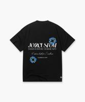 Jorcustom Flowers Loose Fit T-Shirt Heren Zwart - Maat S - Kleur: Zwart | Soccerfanshop - thumbnail