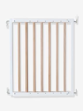 Houten veiligheidshekje voor kinderen naturel/wit