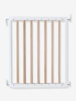 Houten veiligheidshekje voor kinderen naturel/wit - thumbnail