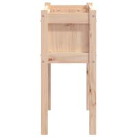 VidaXL Plantenbakken met poten 2 st massief grenenhout - thumbnail