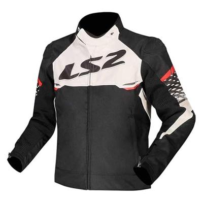 LS2 "apex" jas jacket apex men black/white/red gr. l
