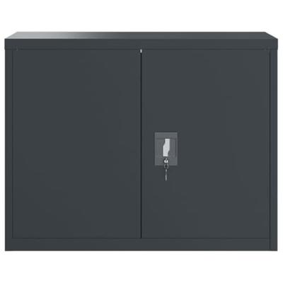 Archiefkast 90x40x70 cm staal antracietkleurig