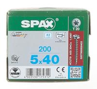 SPAX 0207000500403 R 88093 Ruko m.Spitze/T-STAR VG Bolkop houtschroef 5 mm 40 mm T-STAR plus RVS A2 200 stuk(s) - thumbnail