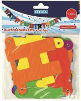 Stylex Happy birthday letterslinger 1,5 meter - thumbnail