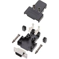 encitech TRI-P-09-HDS15-K 6355-0068-11 D-sub behuizing Aantal polen: 15 Kunststof Zwart 1 stuk(s) - thumbnail