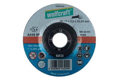 Wolfcraft Doorslijpschijf | Ø178 x 2,5 x 22,23 | 1 stuk - 1624099 Wolfcraft Doorslijpschijf | Ø178 x 2,5 x 22,23 | 1 stuk - 1624099