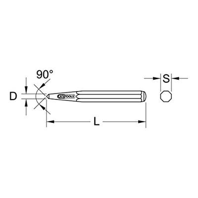 KS TOOLS Ks-tools centerpons koerner .