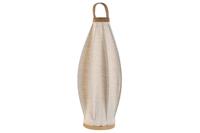 Bureaulamp Home ESPRIT Bruin Linnen Metaal Touw 25 x 25 x 60 cm - thumbnail