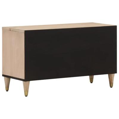 Tv-meubel 80x33x46 cm massief mangohout