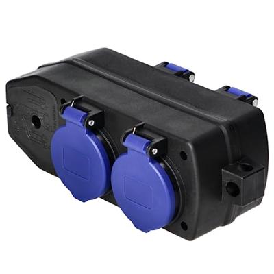 Enzo Hangkoppeling | zwart | IP44 | 4V | met klep - 6871985 Enzo Hangkoppeling | zwart | IP44 | 4V | met klep - 6871985