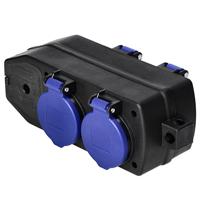 Enzo Hangkoppeling | zwart | IP44 | 4V | met klep - 6871985 - thumbnail