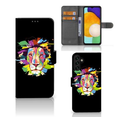 Samsung Galaxy A04s | Samsung Galaxy A13 5G Leuk Hoesje Lion Color Samsung Galaxy A04s | Samsung Galaxy A13 5G Leuk Hoesje Lion Color