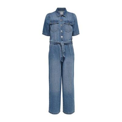 ONLY jumpsuit ONLSUNDA blauw ONLY jumpsuit ONLSUNDA blauw