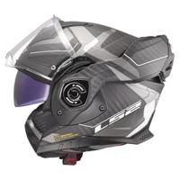 LS2 opklaphelm "ff901 advant x carbon horizon". helmet ff901 advant x carb.hor.xxl bl/sil-gr - thumbnail