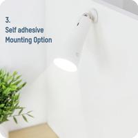 Ansmann 3-in-1 Oplaadbare Bureaulamp - Wit - thumbnail